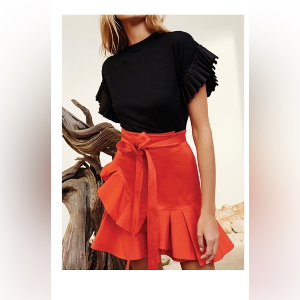 ALEXIS Anvivi Wrap Ruffle Skirt
